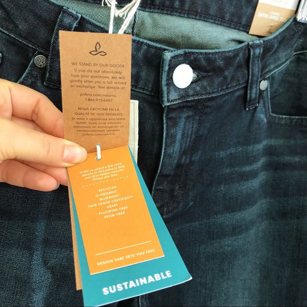 PRANA Dark Indigo London Jeans - Picture 4 of 7
